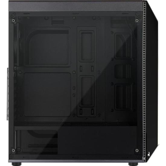 Gabinete Gamer Aerocool Shard Preto RGB Lateral Acrílico [F002]