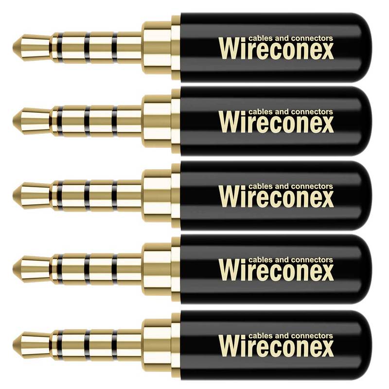 Wc 2314 Conector P2 Trrs Linha Wireconex 05 Unidades [F108] - HUDDSON STORE