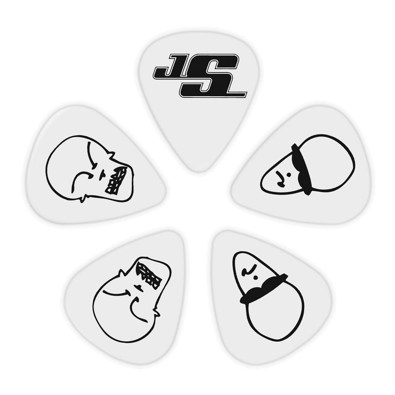 Palheta 1.0 Pesada Branca D Addario Joe Satriani 1CWH6-10JS [F035]