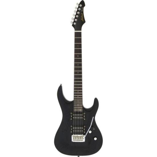 Guitarra Aria Pro II MAC-DLX Stained Black [F002] - HUDDSON STORE