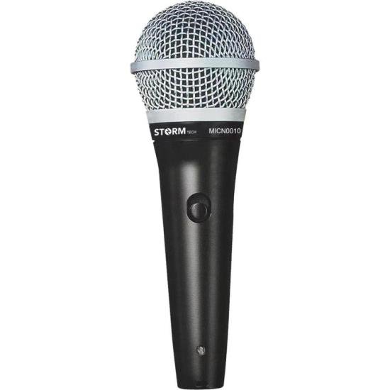 Microfone Com Fio Storm MICN00010 Preto [F002]
