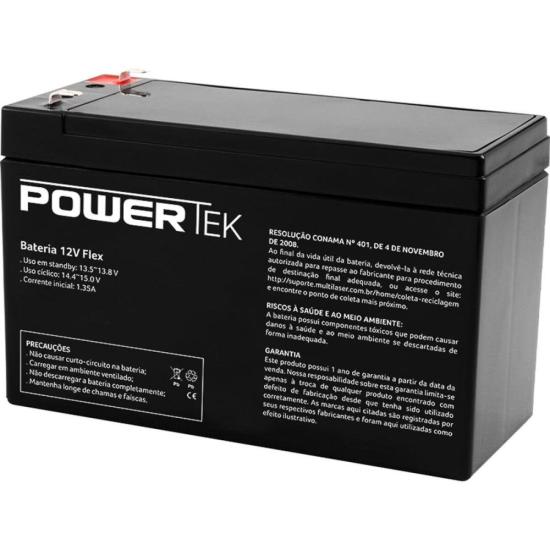 Bateria Selada 12V 4,5Ah Flex EN012A Powertek [F002] - HUDDSON STORE
