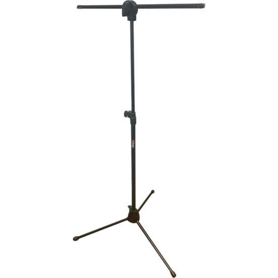 Pedestal Girafa Para Microfone com 2 Rosca PMG20 Preto Saty [F002]