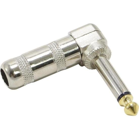 Conector P10(M) 90° Mono Gold Datalink - PCT / 10 [F002] - HUDDSON STORE