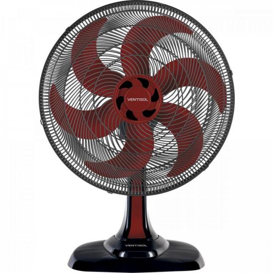 Ventilador de Mesa Ventisol Turbo 6 50cm Vermelho 220v [F002] - HUDDSON STORE