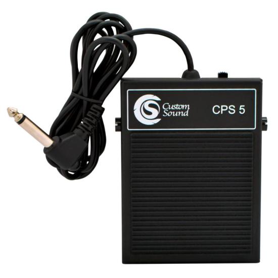 Pedal Sustain Para Teclado CPS-5 Custom Sound Preto [F002]
