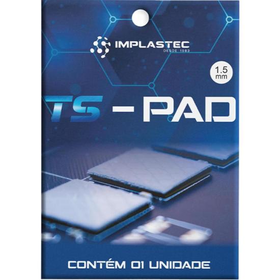 Thermal Ts Pad 1,5mm 100x100 Implastec [F002] - HUDDSON STORE