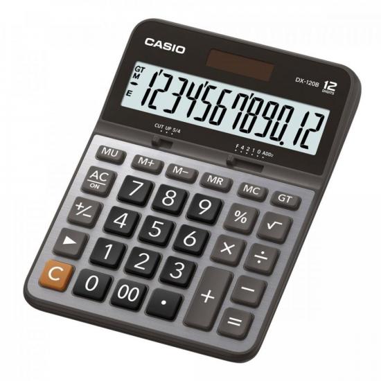 Calculadora de Mesa Casio DX-120B 12 Dígitos Prata [F002]