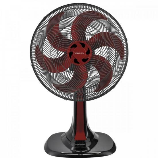 Ventilador de Mesa Ventisol Turbo 6 30cm Vermelho 220v [F002] - HUDDSON STORE