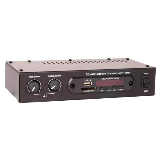 Amplificador Hayonik Compact 400 40W RMS Com Bluetooth [F003] - HUDDSON STORE