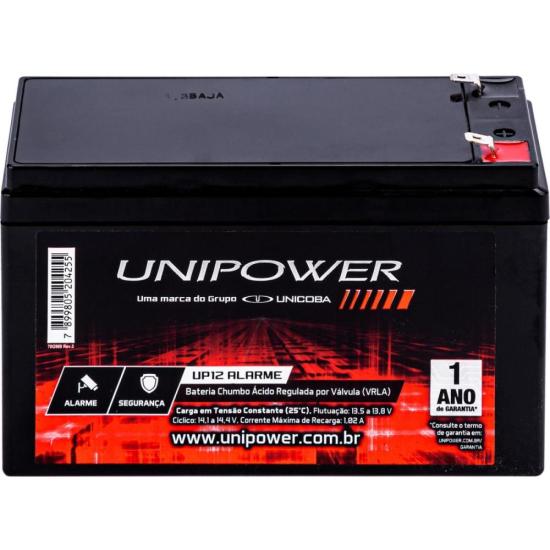 Bateria Selada 12V 4Ah UP12 Alarme Unipower [F002]