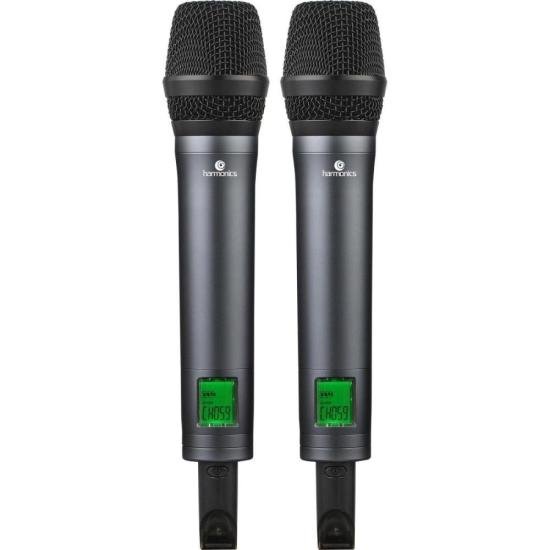 Microfone Sem Fio Harmonics HSF-300 Duplo [F002] - HUDDSON STORE