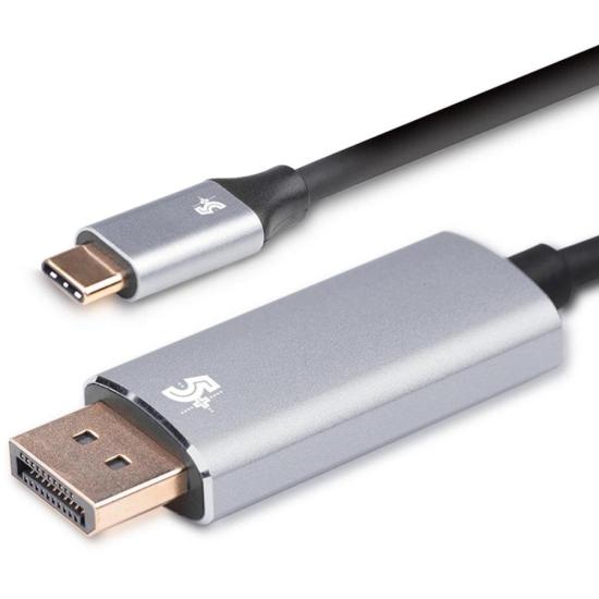 Cabo Adaptador USB-C Para Dport Macho 4k 60hz 1.8m 5+ [F002]