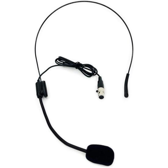 Sistema de Microfone Sem Fio Duplo Headset Bodypack Leson LS902 Preto [F002]