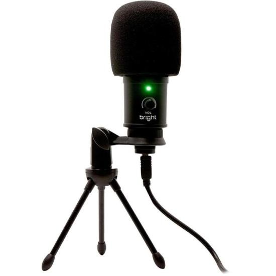Microfone De Mesa Bright Streamer RGB [F002]