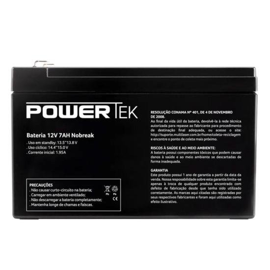 Bateria Para Nobreak 12v 7Ah EN013 Powertek [F002]