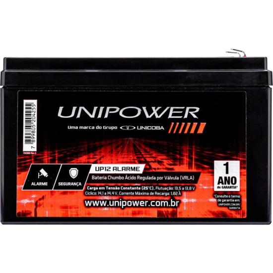 Bateria Selada 12V 4Ah UP12 Alarme Unipower [F002]