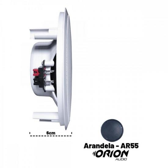 Kit Par de Arandela Redonda 6" Orion AR55 55w 8R Com 2 Branca - PAR / 2 [F002]