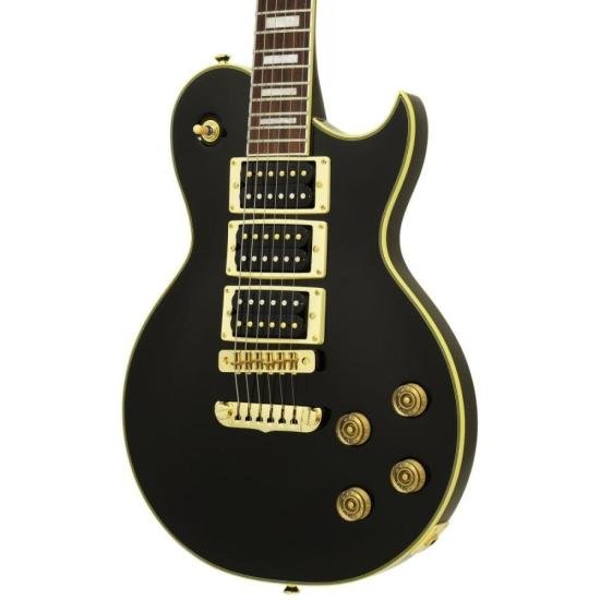 Guitarra Aria Pro II PE-350PF Aged Black [F002] - HUDDSON STORE
