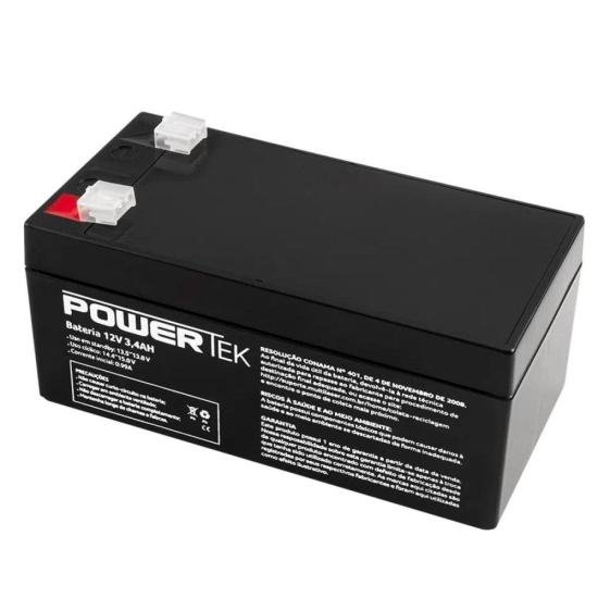 Bateria Selada 12V 3,4Ah EN008 Powertek [F002]