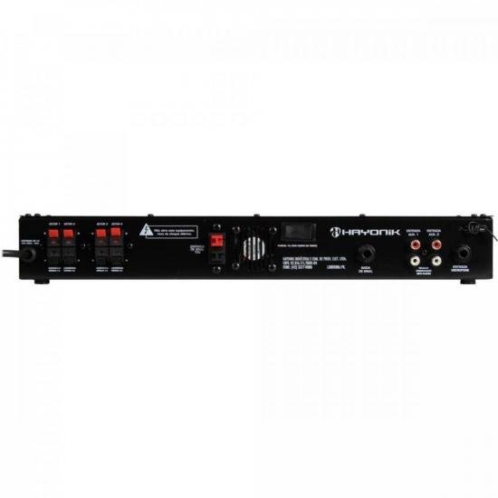 Amplificador Hayonik MS4000 400W RMS Multi Setores [F002] - HUDDSON STORE