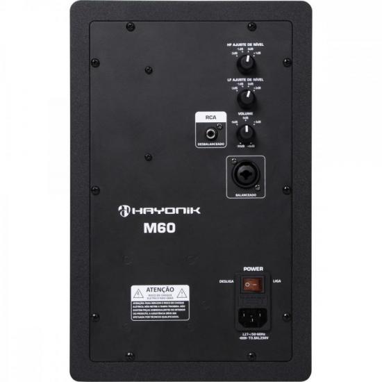 Monitor de Referência Para Estúdio Hayonik M60 Bi-amplificado [F002]