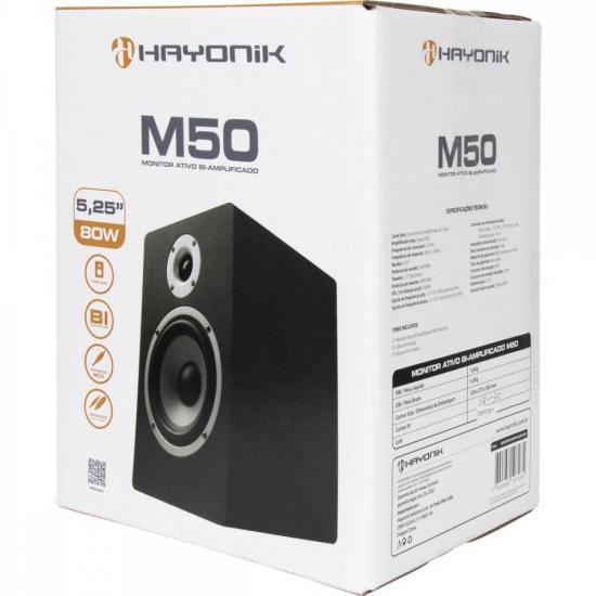 Monitor de Referência Para Estúdio Hayonik M50 Bi-amplificado [F002]