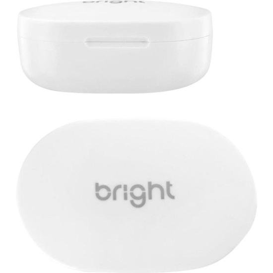 Fone De Ouvido Bright Max Sound Bluetooth Branco [F002]