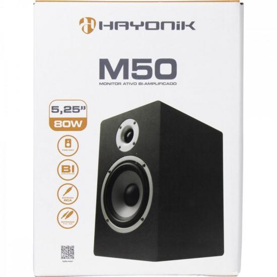 Monitor de Referência Para Estúdio Hayonik M50 Bi-amplificado [F003]