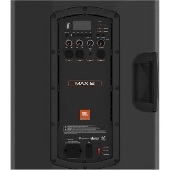 Caixa de Som Ativa JBL Max 12 Bluetooth Preto [F002] - HUDDSON STORE