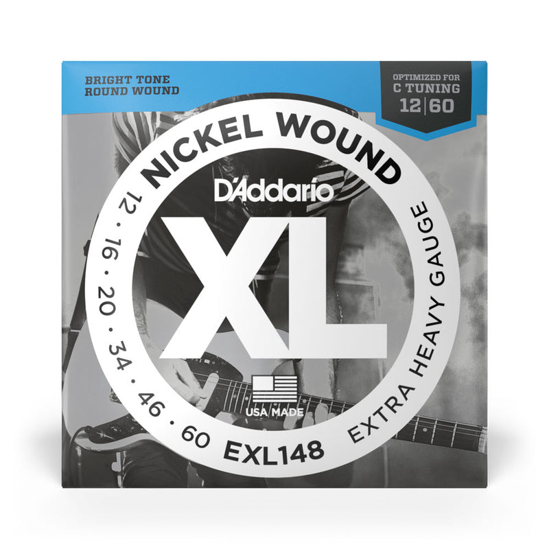 Encordoamento Guitarra 12-60 D Addario XL Nickel EXL148 [F035]