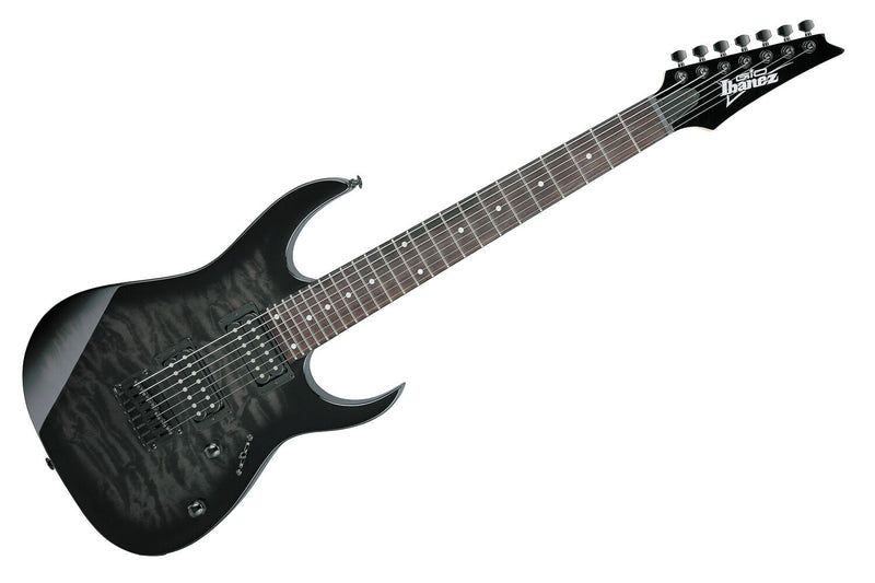 Guitarra 7C RG GIO Trans Black Sunburst Ibanez GRG7221QA-TKS [F035]