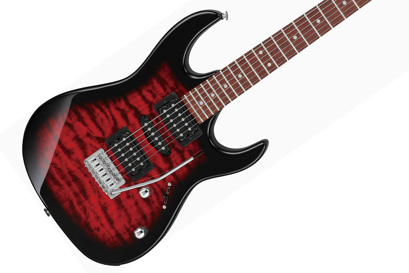 Guitarra 6C RG GIO Trans Red Burst Ibanez GRX70QA-TRB [F035]
