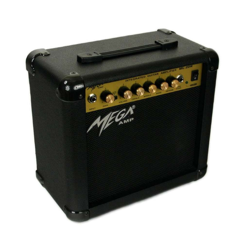 Amplificador Para Guitarra 20watts Com Reverb Ml 20r Mega [F097]