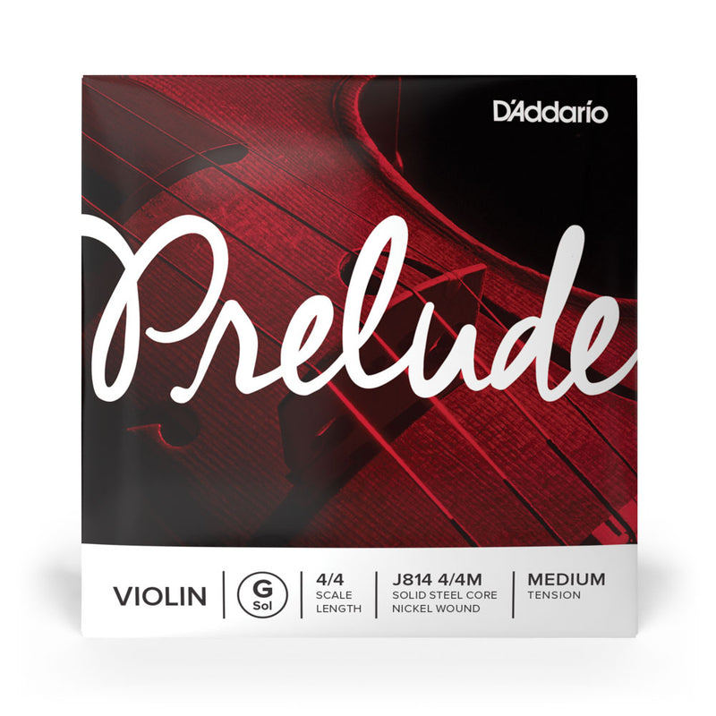 Corda Avulsa Violino SOL D Addario Prelude J814 4/4M [F035]