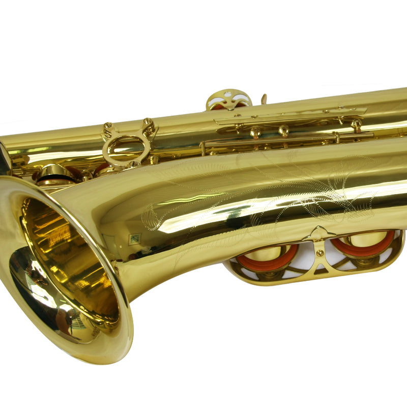 Saxofone Tenor Ts 200 Laqueado Dourado Com Case New York [F097]