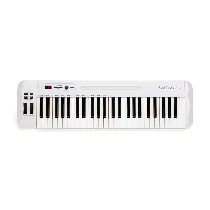 Controlador Midi USB 49 Teclas Branco Samson Carbon 49 [F035] - HUDDSON STORE