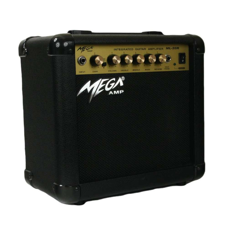Amplificador Para Guitarra 20watts Com Reverb Ml 20r Mega [F097] - HUDDSON STORE