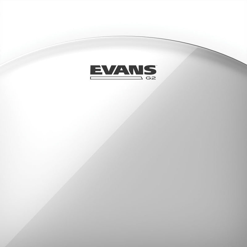 Pele Para Caixa E Tom 08'' Evans G2 Transparente TT08G2 [F035] - HUDDSON STORE