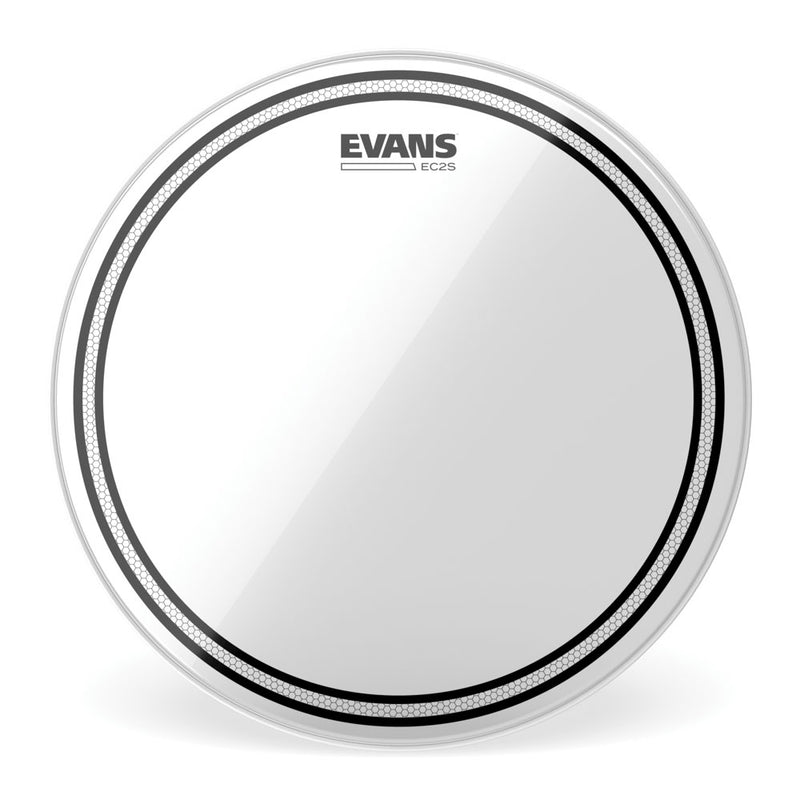 Pele Caixa E Surdo 14' Evans EC2S Transparente TT14EC2S [F035] - HUDDSON STORE