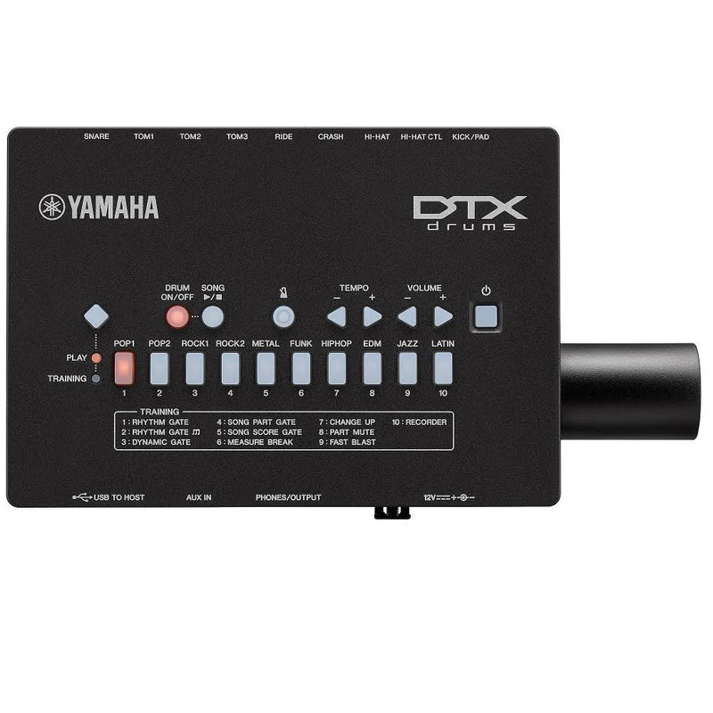 Bateria Eletrônica Dtx 402k Preta Yamaha [F097]