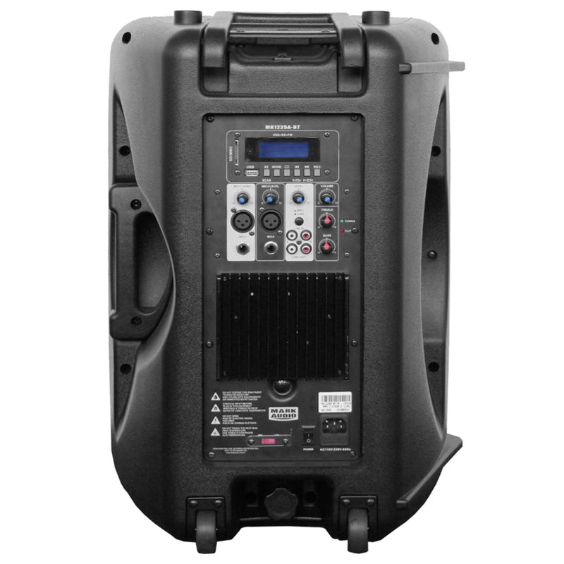 Caixa De Som Amplificada / Ativa 12 Polegadas 200 W Rms - Mark Audio Mk1225a Bt [F108]